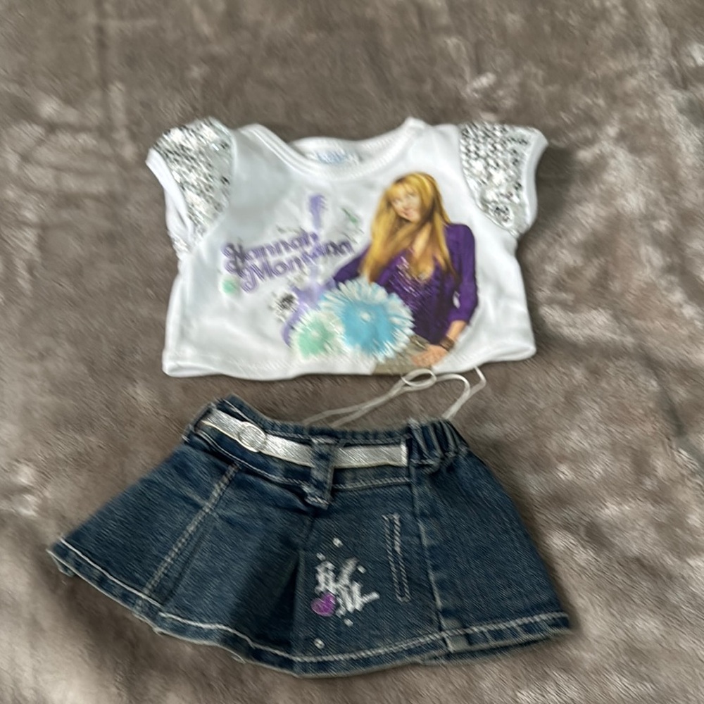 Kids Outfit - White and Blue